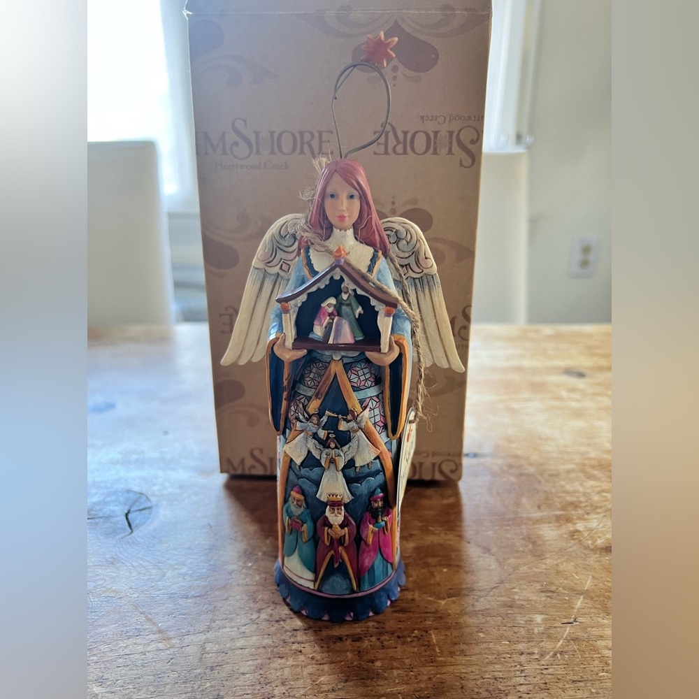 Jim Shore NIB #4026437 Heartwood Creek Blessed Be the Nativity Christmas Angel